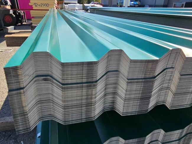 Blacha Trapezowa Na Dach, Garaż, Wiata, Dom T-18, RAL 6005