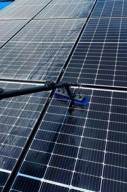 usługi alpinistyczne, mycie woda demineralizowaną.