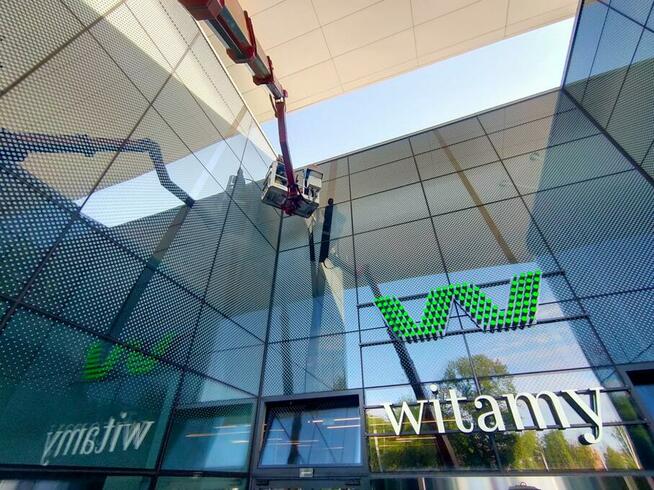 usługi alpinistyczne, mycie woda demineralizowaną.