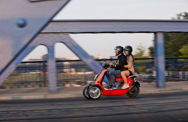 ELECTRORIDE TRIKE dwuosobowy skuter elektryczny trzykołowiec
