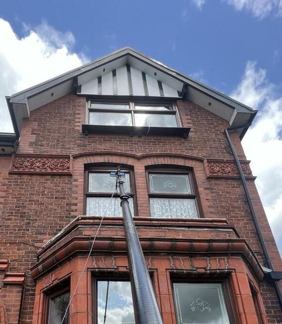 usługi alpinistyczne, mycie woda demineralizowaną.