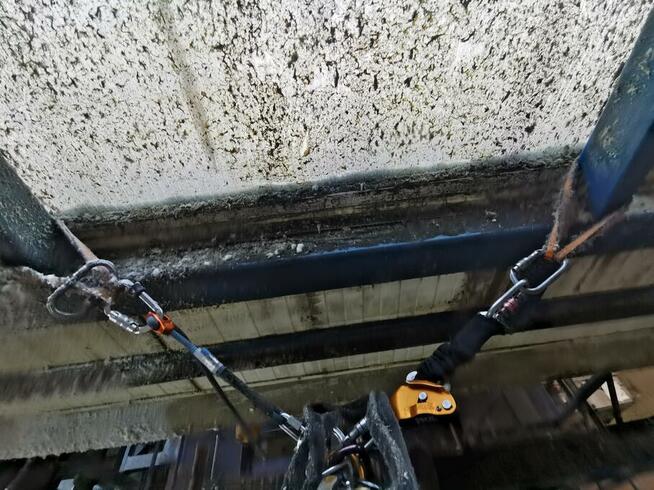 usługi alpinistyczne, mycie woda demineralizowaną.