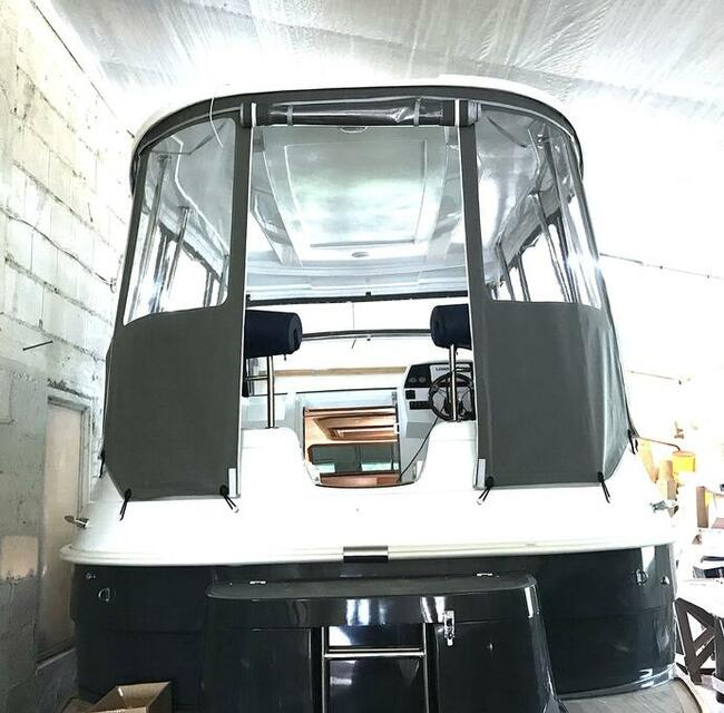 Cabrio bimini plandeka pokrowce do łodzi szprycbuda