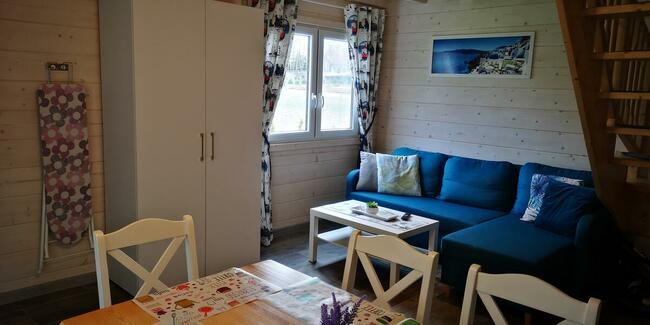 Domki letniskowe Mazury z działką pod budowę domu