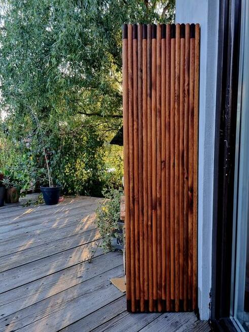 Stojak na drewno kominkowe 3D pionowy, 45 x 40 x 140cm