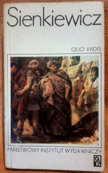 Książka -Quo Vadis - H. Sienkiewicz lektura