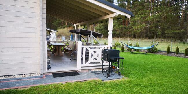 Domki letniskowe Mazury z działką pod budowę domu