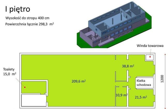 Do wynajęcia magazyn/hala 394mkw w Gorzowie