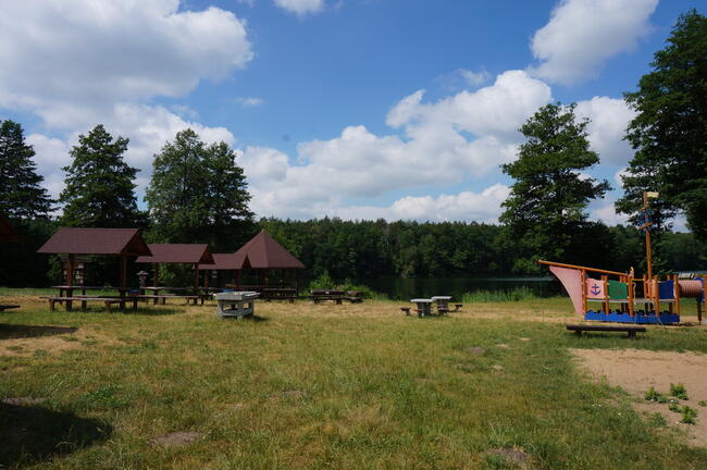 Działka nad jeziorem