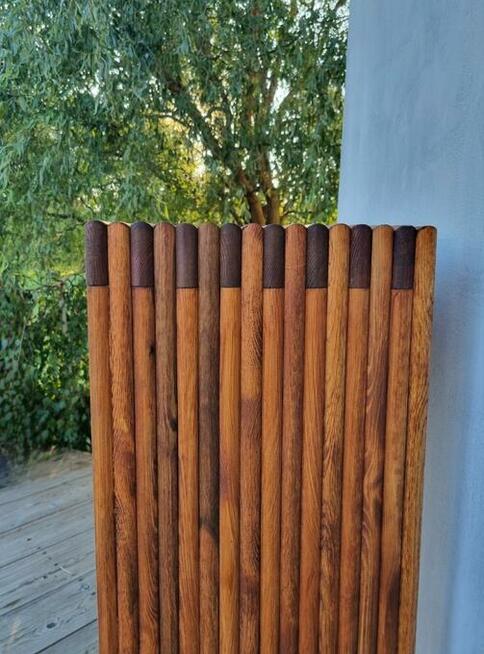 Stojak na drewno kominkowe 3D pionowy, 45 x 40 x 140cm