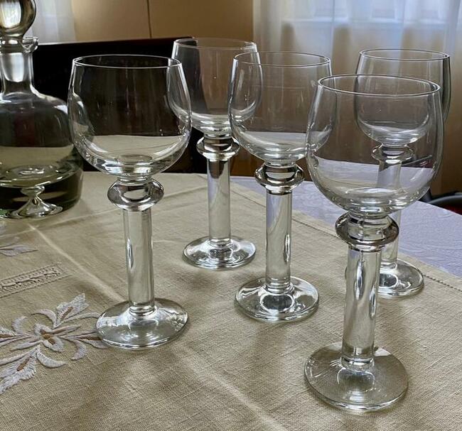 Karafka i 5 kielichów Krosno lata -70 te XX wieku