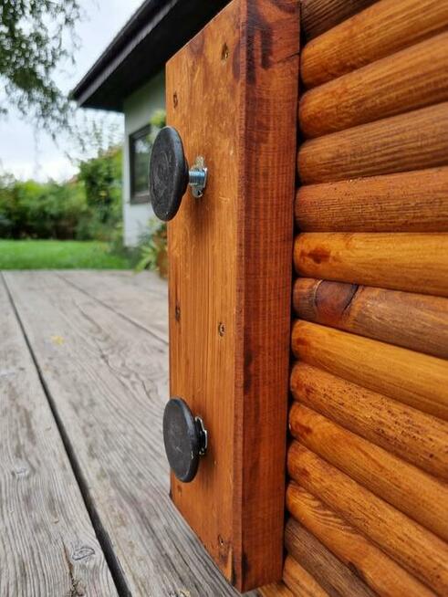 Stojak na drewno kominkowe 3D, poziomy 45 x 40 x 120cm