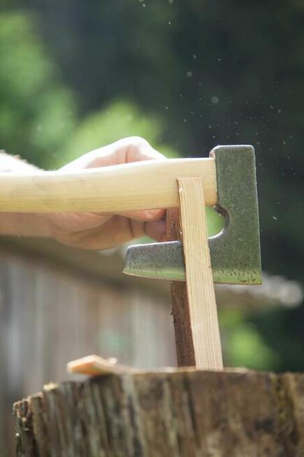 Toporek masarski myśliwski Krumpholz - stal szwedzka