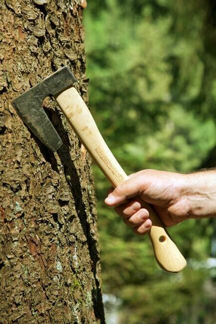 Toporek masarski myśliwski Krumpholz - stal szwedzka