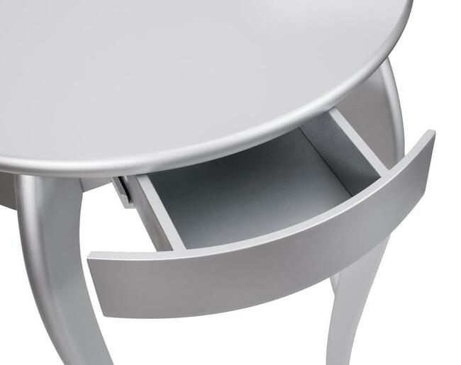 Konsolka kolor srebrny