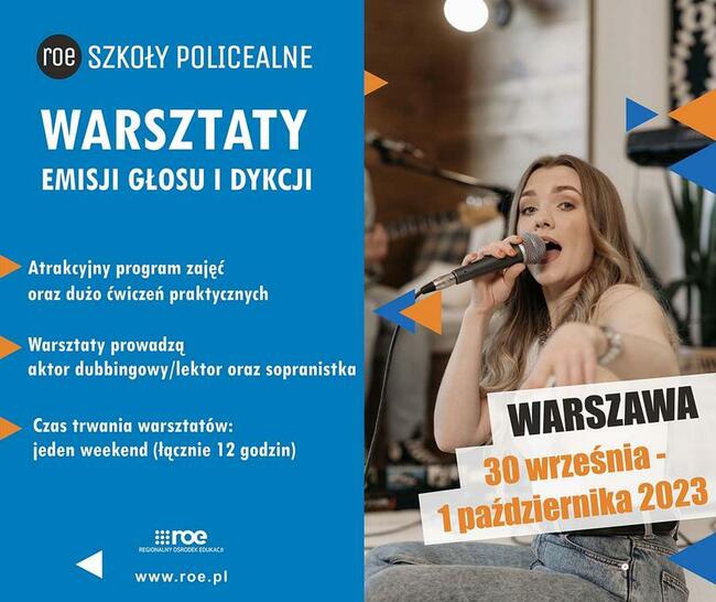 Profesjonalne warsztaty emisji głosu i dykcji