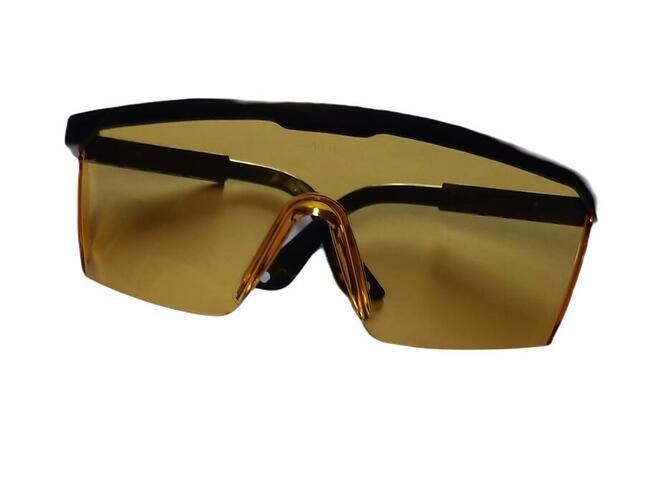 Okulary ochronne - Żółte przeciw odpryskowe