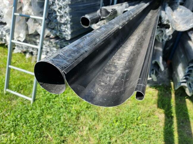 Rynny metalowe oraz PVC grafitowe OD RĘKI