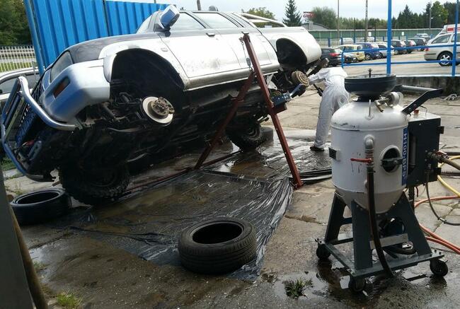 Piaskowanie konserwacja antykorozyjne naprawy blacharskie