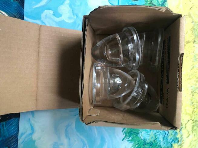 Stożek szklany do świec długich i tealight (4 sztuki)