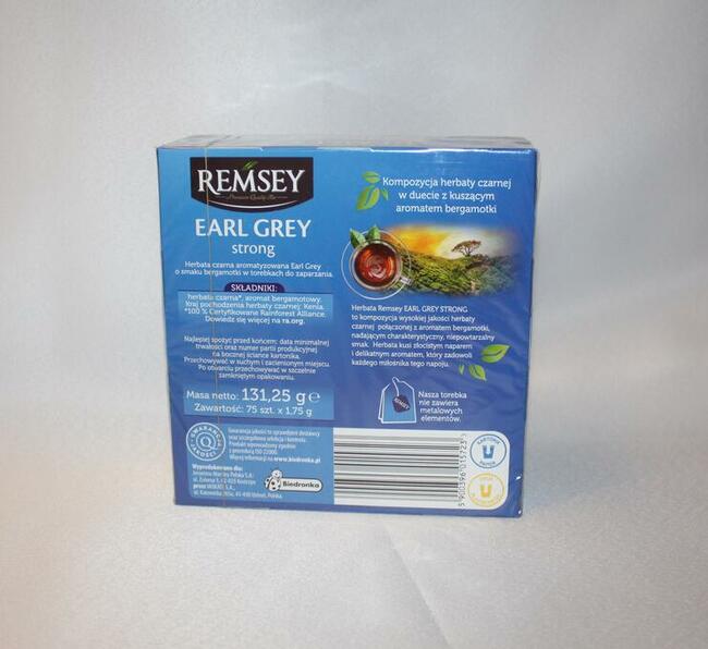 Herbata Remsey 75 t. z nutą cytryny earl grey strong english