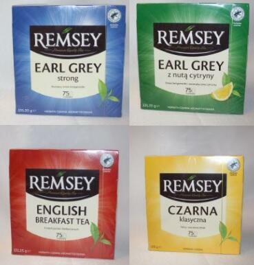 Herbata Remsey 75 t. z nutą cytryny earl grey strong english