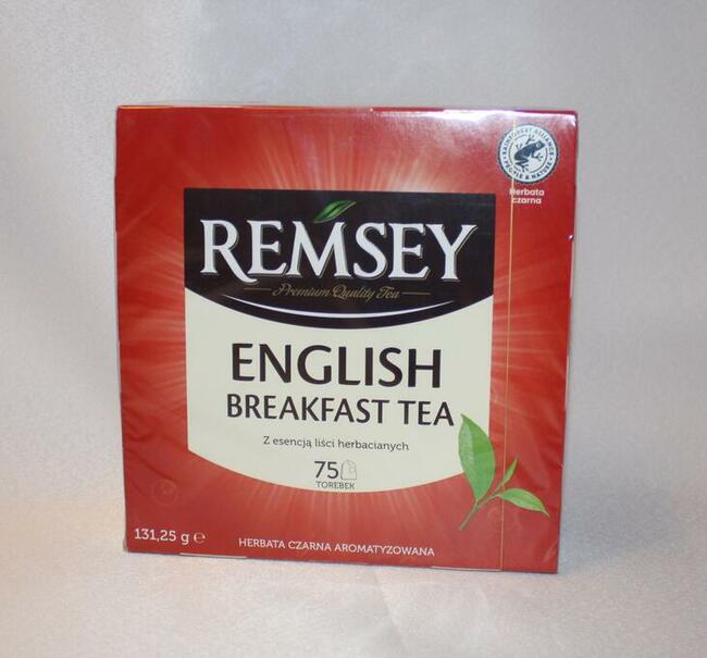 Herbata Remsey 75 t. z nutą cytryny earl grey strong english