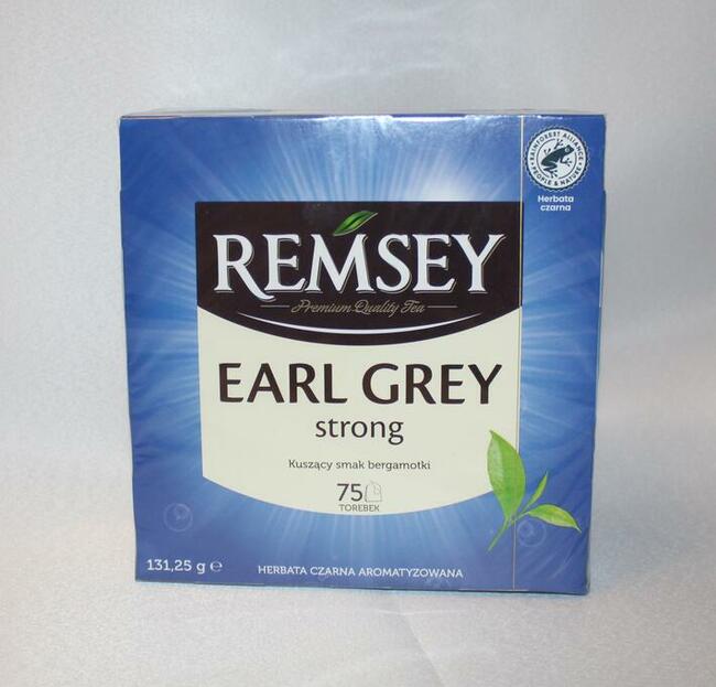 Herbata Remsey 75 t. z nutą cytryny earl grey strong english