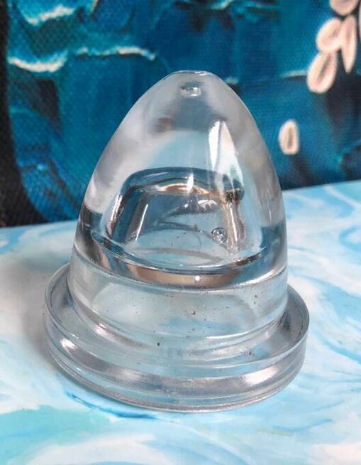 Stożek szklany do świec długich i tealight (4 sztuki)