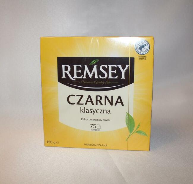 Herbata Remsey 75 t. z nutą cytryny earl grey strong english