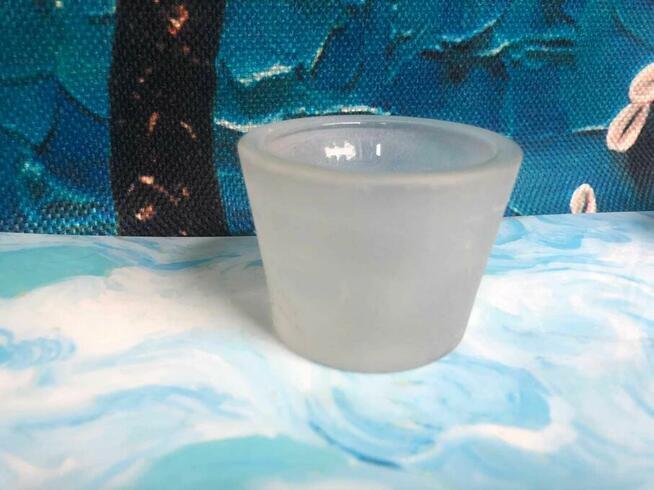 Świecznik szklany 2 w 1 (4 sztuki)