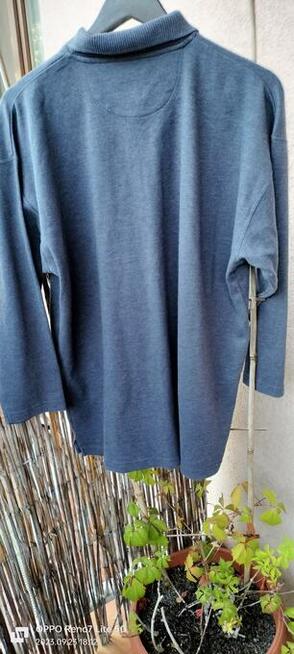 Męska koszula polo w kolorze popielatym