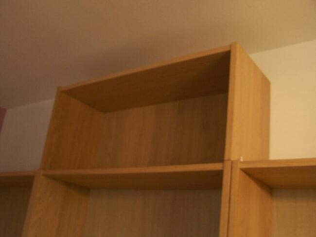 Ragał na książki, półka, półki. Dąb