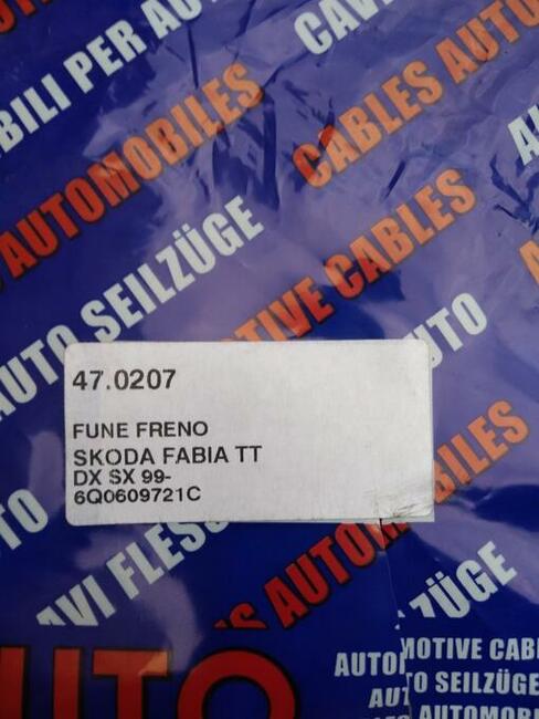 LINKA HAMULCA RĘCZNEGO 6Q0609721C SKODA, VW, SEAT