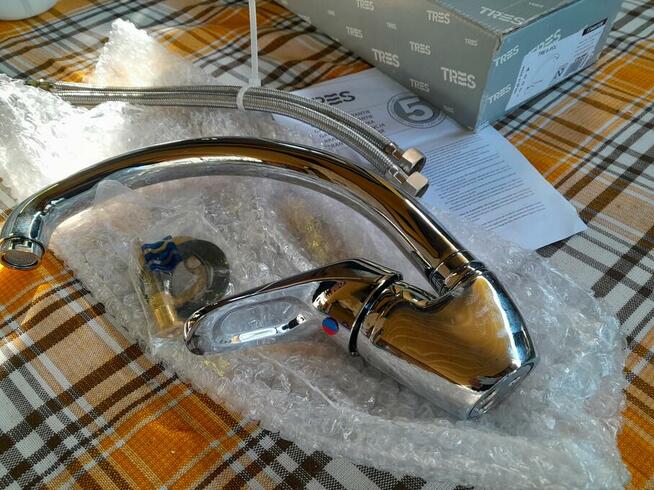 Terespol 17444106 bateria zlewozmywakowa, umywalkowa. Wysoka