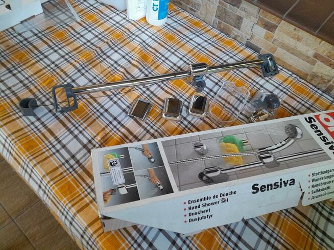 Sensiva drążek natryskowy uchwyt punktowy mydelniczka