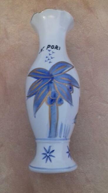 Wazonik ceramiczny z palmą, sprzedam
