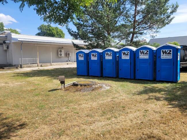 Toaleta na budowę kabina wc wynajem serwis Ostróda