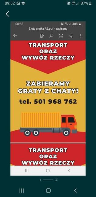 Wywóz zbędnych rzeczy i gruzu
