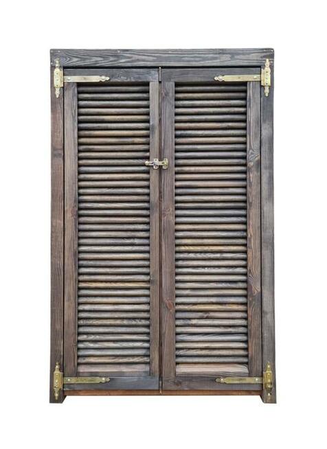 Szafa ogrodowa drewniana, szafa drewniana do ogrodu, schowek