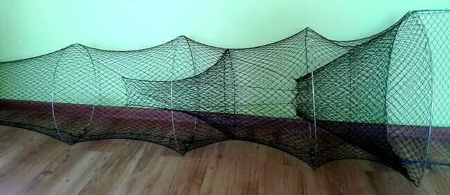 Sprzedaż sieci rybackich, sieci szyte ręcznie.