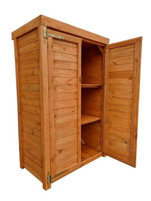 Szafa ogrodowa drewniana, szafa drewniana do ogrodu, schowek