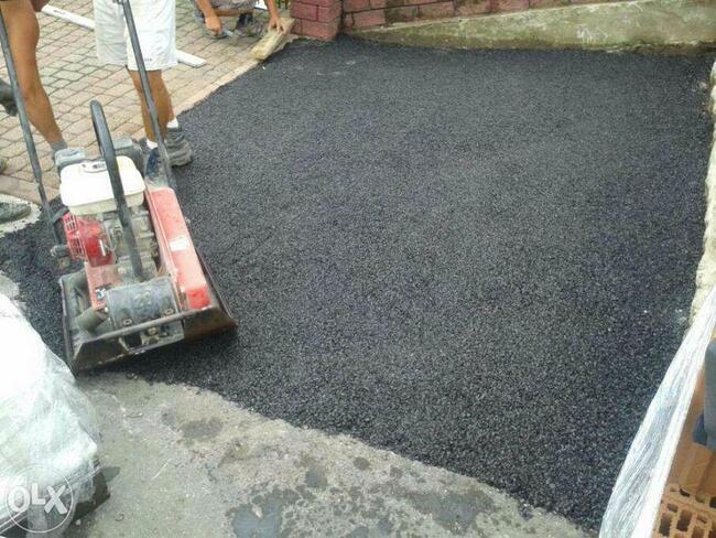 Asfalt Na Zimno Od Ręki Workach 25Kg Bitumiczna Mieszanka