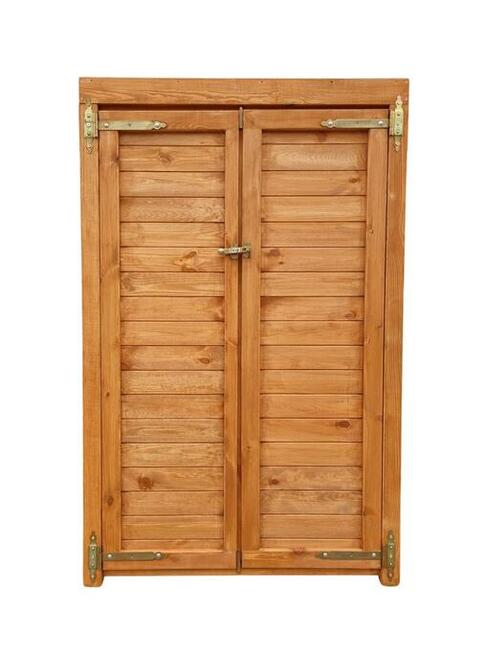 Szafa ogrodowa drewniana, szafa drewniana do ogrodu, schowek