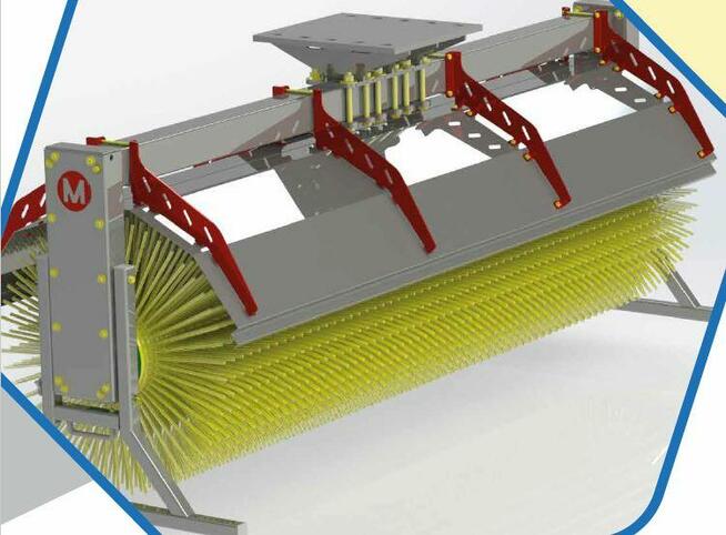 Zamiatarka do koparki do dużych powierzchni – ZMD