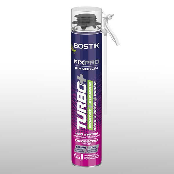 BOSTIK FIXPRO PIANOKLEJ TURBO+ 750ml pistolet+ wężyk