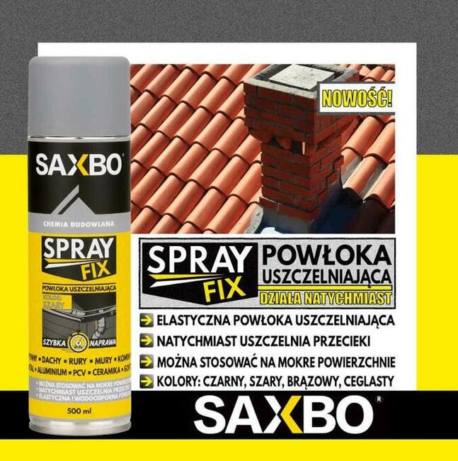 Guma w sprayu Spray FIX czarny
