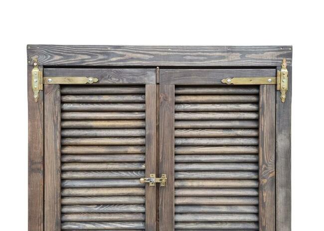 Szafa ogrodowa drewniana, szafa drewniana do ogrodu, schowek