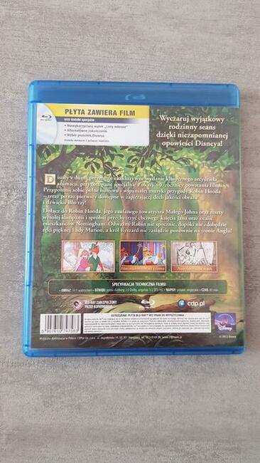 Robin Hood Disney wersja polska Blu-ray disc