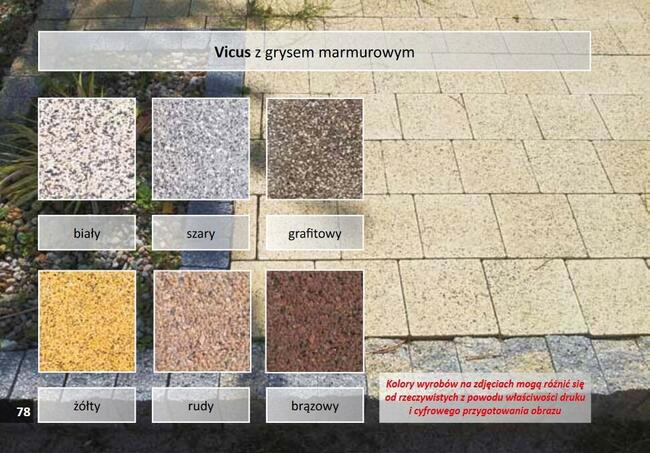 Kostka z rysem marmurowym Vicus | Kar-Group